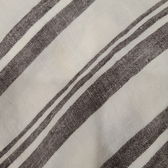 GAP cotton brown and white stripe long skirt - Picture 4 of 5